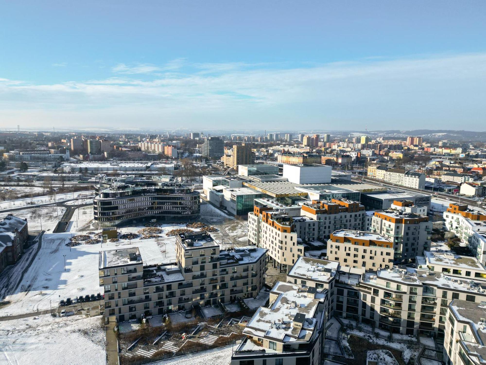 Bnb New Beautiful Apartment In The Center Of Ostrava With Option Garage Parking Exterior foto